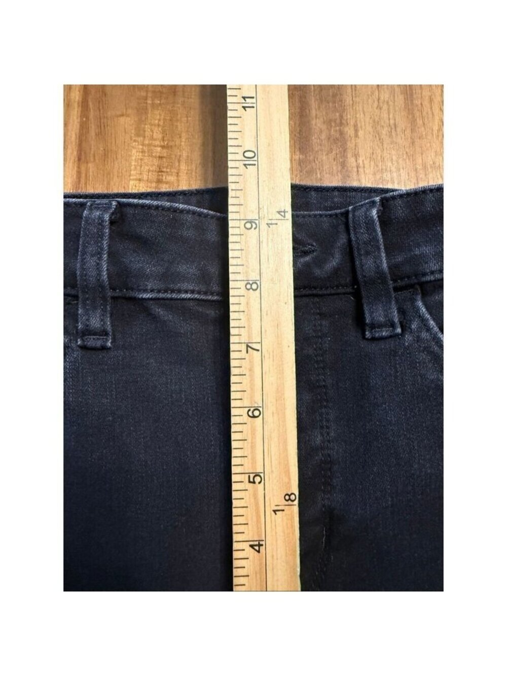 Mid Rise Jegging Dream Stretch Jeans Black Denim Size 6 - Picture 6 of 8